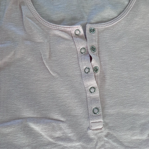 Gap Maternity Ribbed Henley Tank - Picture 2 of 5